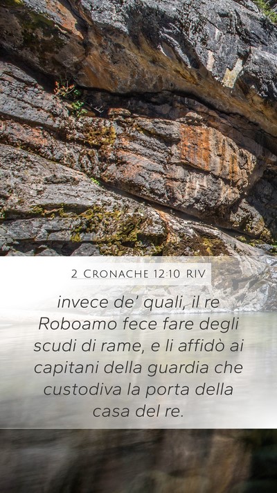 2 Cronache 12:10 RIV Bible Verse Image