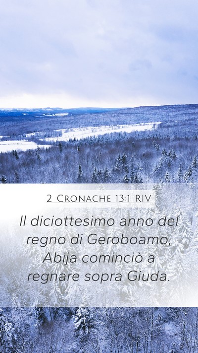 2 Cronache 13:1 RIV Bible Verse Image