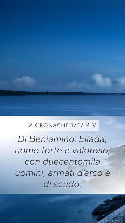 2 Cronache 17:17 RIV Bible Verse Image