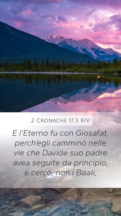 2 Cronache 17:3 RIV Bible Verse Image