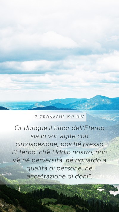 2 Cronache 19:7 RIV Bible Verse Image