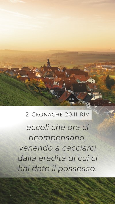 2 Cronache 20:11 RIV Bible Verse Image