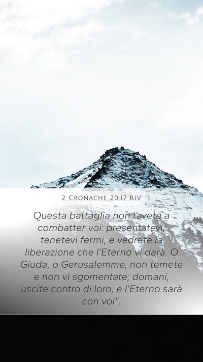 2 Cronache 20:17 RIV Bible Verse Image