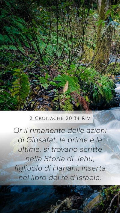 2 Cronache 20:34 RIV Bible Verse Image