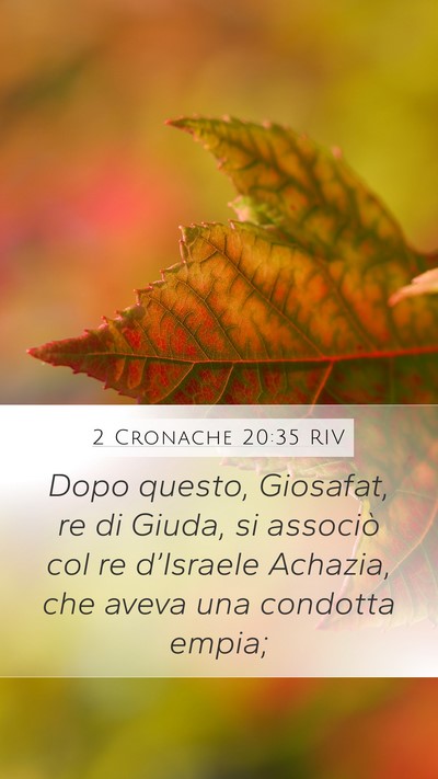 2 Cronache 20:35 RIV Bible Verse Image