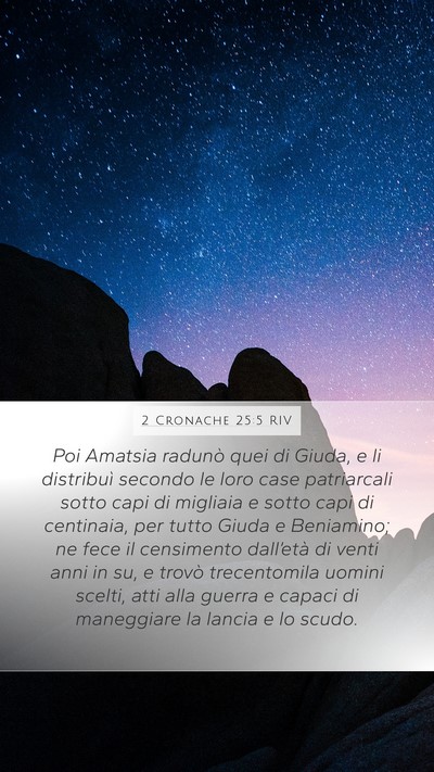 2 Cronache 25:5 RIV Bible Verse Image