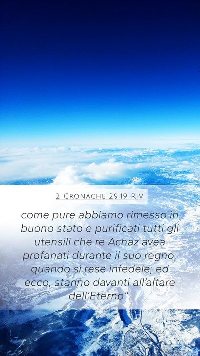 2 Cronache 29:19 RIV Bible Verse Image