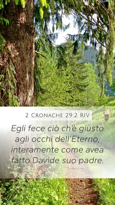 2 Cronache 29:2 RIV Bible Verse Image