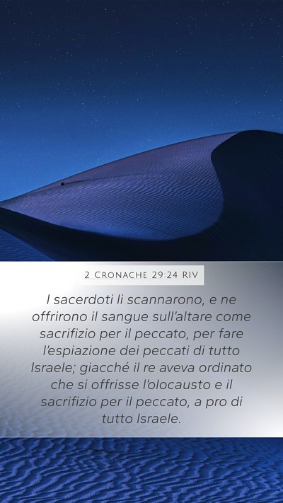 2 Cronache 29:24 RIV Bible Verse Image