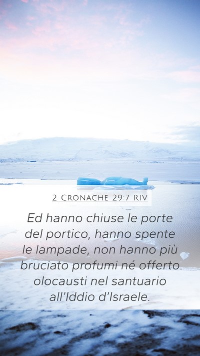 2 Cronache 29:7 RIV Bible Verse Image