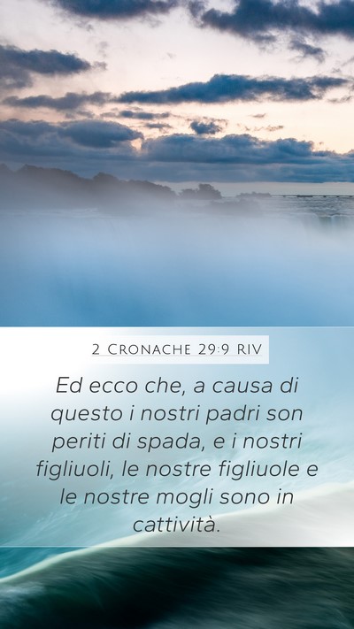2 Cronache 29:9 RIV Bible Verse Image