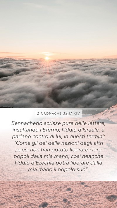 2 Cronache 32:17 RIV Bible Verse Image