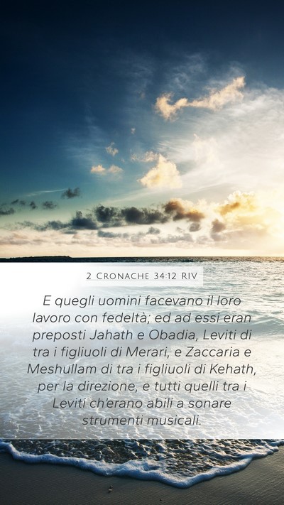 2 Cronache 34:12 RIV Bible Verse Image