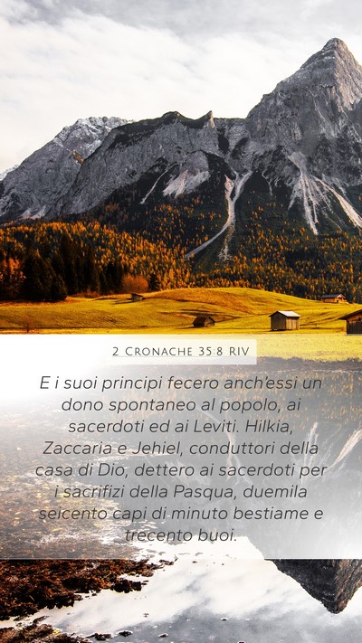 2 Cronache 35:8 RIV Bible Verse Image