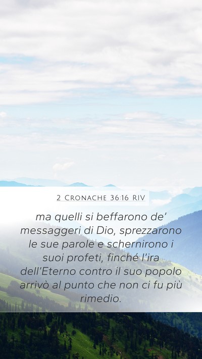 2 Cronache 36:16 RIV Bible Verse Image
