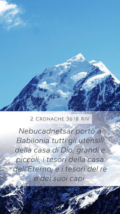 2 Cronache 36:18 RIV Bible Verse Image