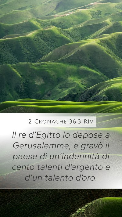 2 Cronache 36:3 RIV Bible Verse Image