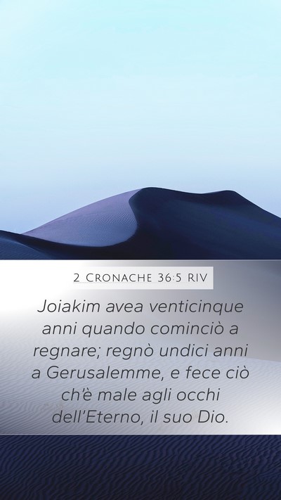 2 Cronache 36:5 RIV Bible Verse Image