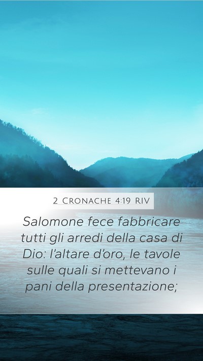 2 Cronache 4:19 RIV Bible Verse Image