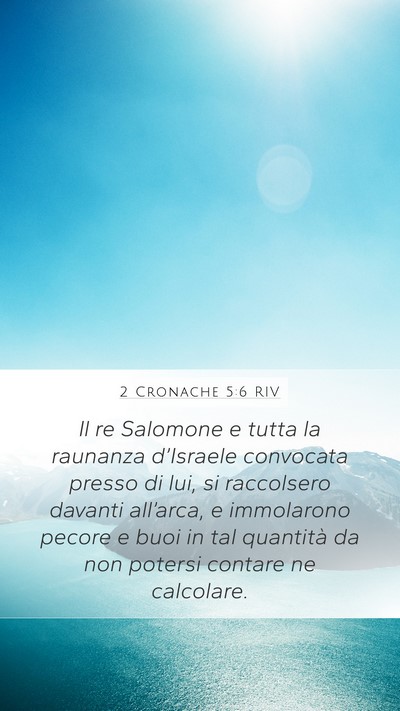 2 Cronache 5:6 RIV Bible Verse Image
