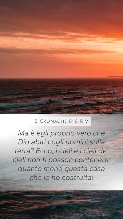 2 Cronache 6:18 RIV Bible Verse Image