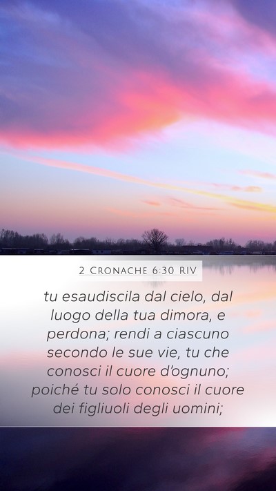 2 Cronache 6:30 RIV Bible Verse Image