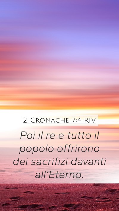 2 Cronache 7:4 RIV Bible Verse Image