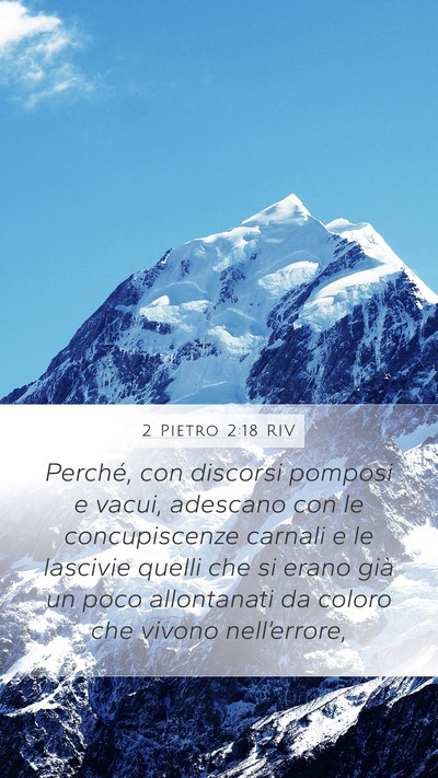 2 Pietro 2:18 RIV Bible Verse Image