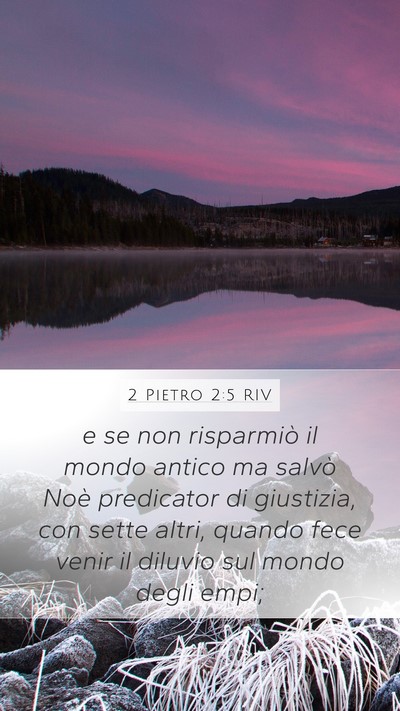 2 Pietro 2:5 RIV Bible Verse Image