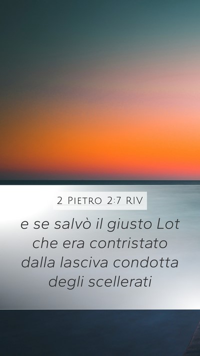 2 Pietro 2:7 RIV Bible Verse Image
