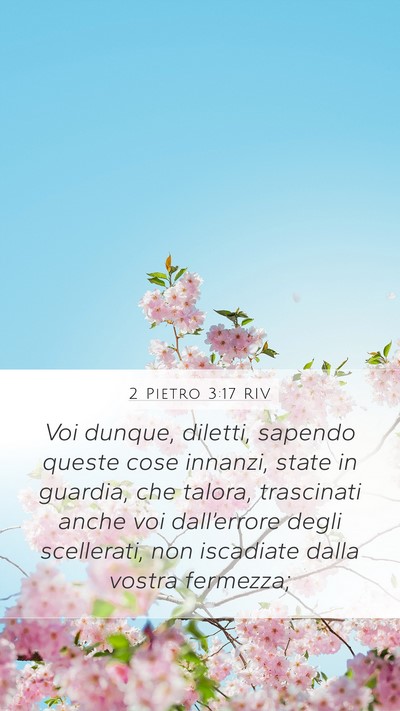 2 Pietro 3:17 RIV Bible Verse Image