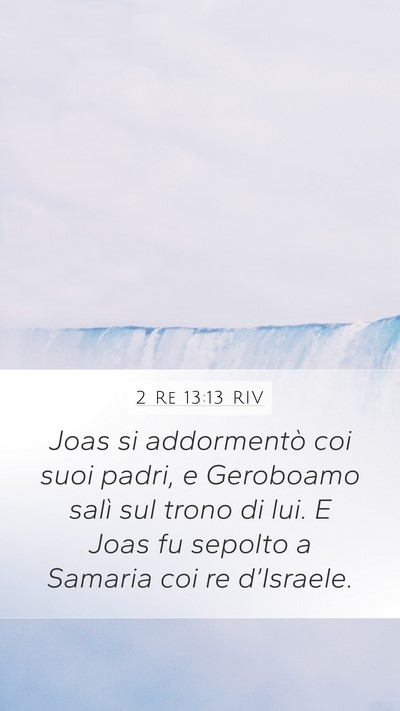2 Re 13:13 RIV Bible Verse Image