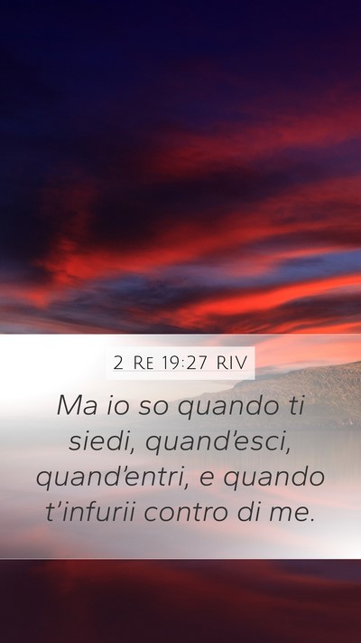 2 Re 19:27 RIV Bible Verse Image