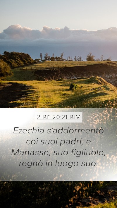 2 Re 20:21 RIV Bible Verse Image