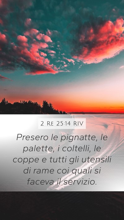 2 Re 25:14 RIV Bible Verse Image