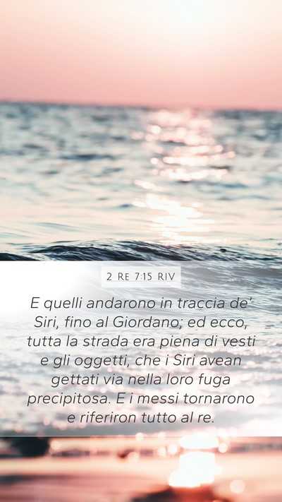 2 Re 7:15 RIV Bible Verse Image
