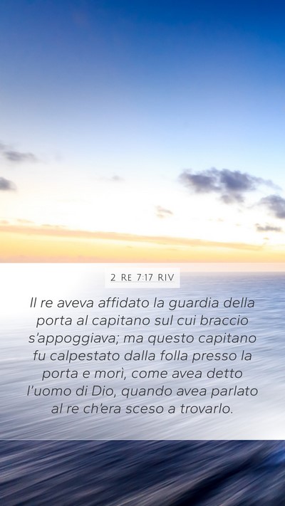 2 Re 7:17 RIV Bible Verse Image