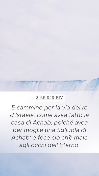 2 Re 8:18 RIV Bible Verse Image