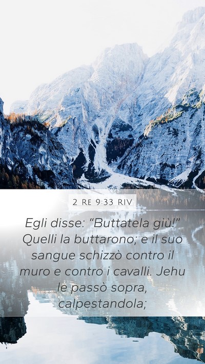 2 Re 9:33 RIV Bible Verse Image