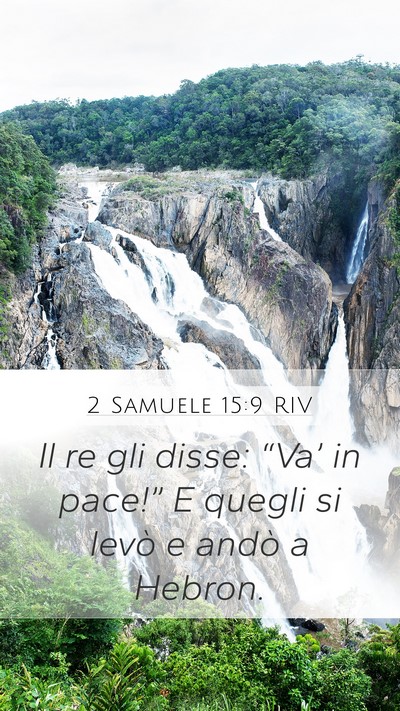 2 Samuele 15:9 RIV Bible Verse Image