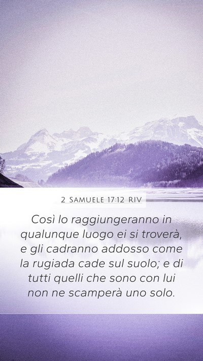 2 Samuele 17:12 RIV Bible Verse Image