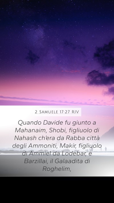 2 Samuele 17:27 RIV Bible Verse Image