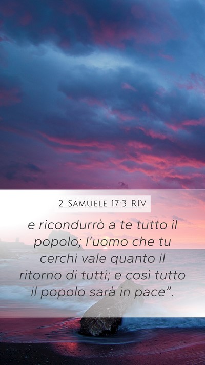 2 Samuele 17:3 RIV Bible Verse Image