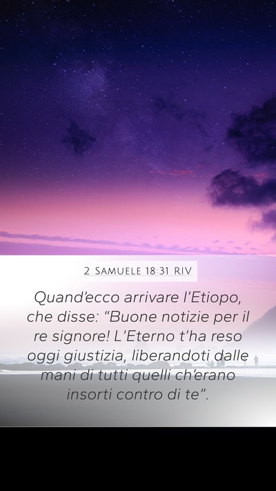 2 Samuele 18:31 RIV Bible Verse Image