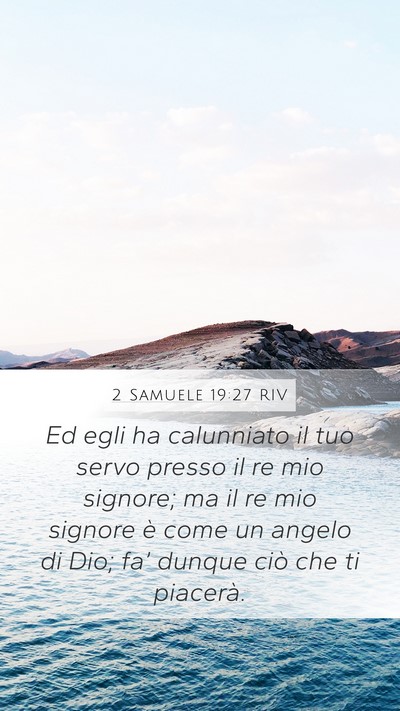 2 Samuele 19:27 RIV Bible Verse Image