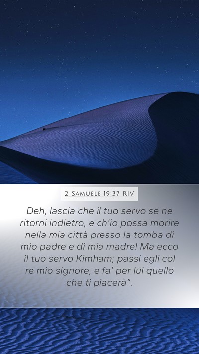 2 Samuele 19:37 RIV Bible Verse Image