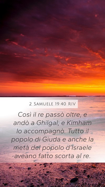 2 Samuele 19:40 RIV Bible Verse Image