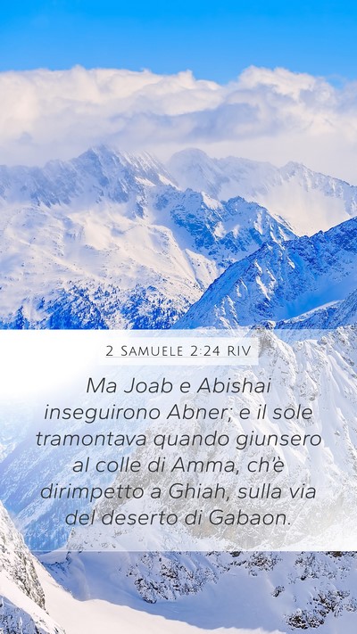 2 Samuele 2:24 RIV Bible Verse Image