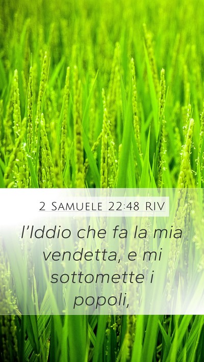 2 Samuele 22:48 RIV Bible Verse Image