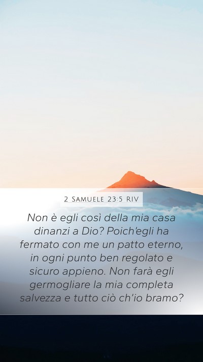 2 Samuele 23:5 RIV Bible Verse Image